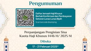 Tersisa 1.838 Kuota Haji Khusus, Konfirmasi & Pelunasan Diperpanjang Hingga 21 Februari 2025