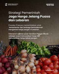 Strategi Pemerintah Jaga Harga Pangan Jelang Puasa dan Lebaran 2025