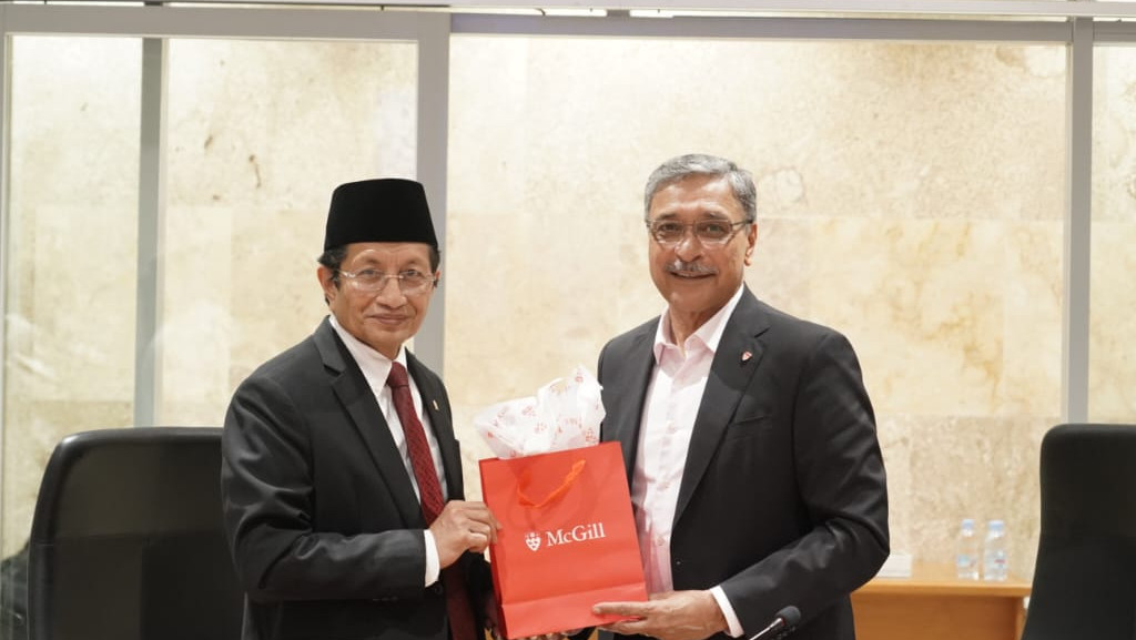 Menag RI dan Presiden McGill University Bahas Kerja Sama Pendidikan Internasional untuk Mahasiswa Indonesia