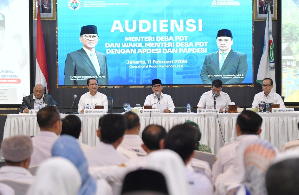 Mendes Yandri Ajak Apdesi dan Papdesi Kolaborasi Maju Bersama Bangun Desa untuk Indonesia Emas 2045