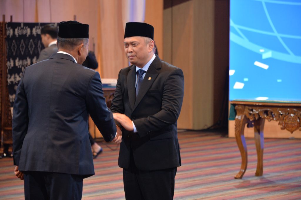 Menteri Perhubungan Dudy Purwagandhi Lantik Marsekal Madya TNI Mohammad Syafii Sebagai Kepala Basarnas