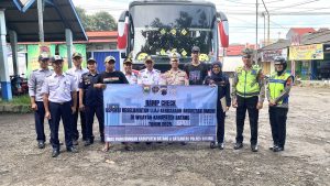 Kesiapan Armada Bus Jelang Mudik Lebaran, Dishub Batang Gelar Ramp Check