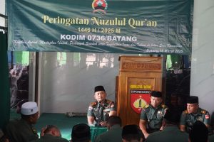 Peringatan Nuzulul Quran Kodim 0736/Batang: Memperkuat Ibadah dan Meningkatkan Sedekah