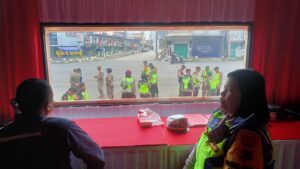 H – 3 Arus lalu lintas Di Jantung Kota Batang Aman,Lancar,Terkendali.