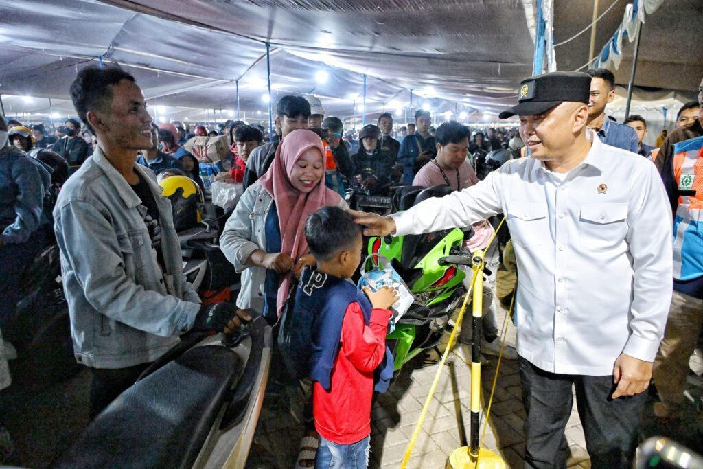 Peningkatan Arus Mudik Sepeda Motor di Pelabuhan Ciwandan