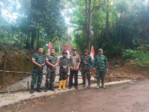 Tim Wasev Korem 071/Wijaya Kusuma Tinjau TMMD Sengkuyung Tahap II Kodim 0736/Batang TA 2025.