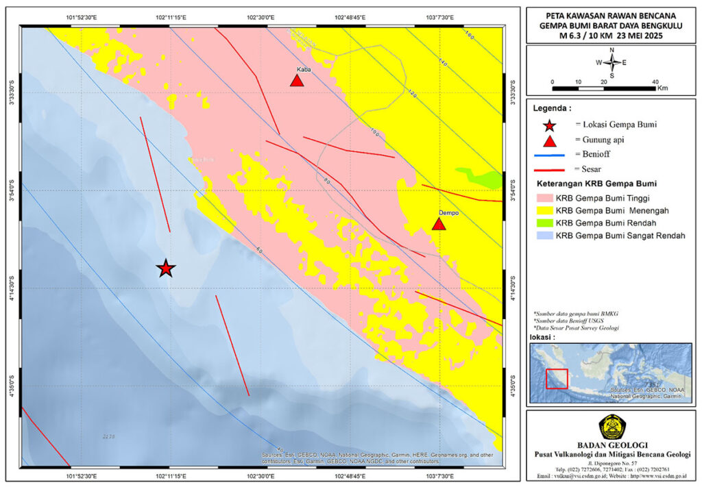 Bengkulu Diguncang Gempa Magnitudo 6,0: Masyarakat Diminta Tetap Tenang dan Waspada