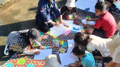 Rumah Dinas Bupati Batang Jadi Tempat Seru Main Permainan Tradisional dan Baca Buku