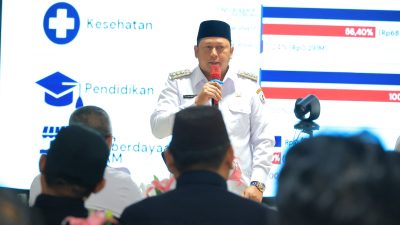 Bupati Barito Kuala Tegaskan Komitmen Cegah Korupsi saat Rakor Virtual Bersama KPK