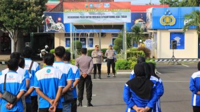 Polres Tuban Gelar Apel Kebangsaan, Serikat Pekerja Bersatu Jaga Kondusivitas Daerah