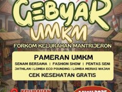 Meriah dan Penuh Warna, Gebyar UMKM Forkom Mantrijeron Tampilkan Produk Unggulan dan Hiburan Rakyat