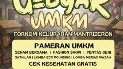 Meriah dan Penuh Warna, Gebyar UMKM Forkom Mantrijeron Tampilkan Produk Unggulan dan Hiburan Rakyat