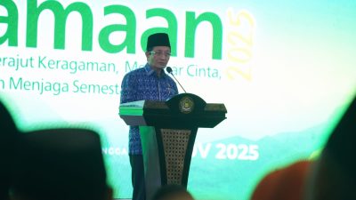 Menag Nasaruddin Umar Tekankan Literasi Keagamaan Berbasis Spiritualitas di Festival 2025