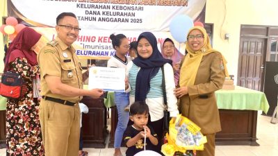 Kelurahan Kebonsari Tuban Luncurkan Program Kelurahan IMAN, Lindungi Balita dari Penyakit