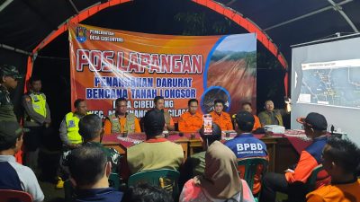 BNPB Apresiasi Respons Cepat Pemkab Cilacap Tangani Longsor Cibeunying