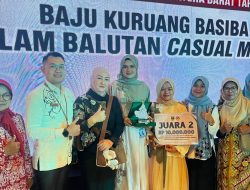 Desainer Muda Padang Panjang Raih Juara II Lomba Desain Busana Muslimah se-Sumatera Barat