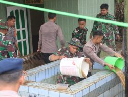 TNI-Polri Bersinergi Pulihkan Pascabanjir di Balangan, Fasilitas Umum Kembali Bersih