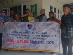 IWO Indonesia Sleman Beri Penguatan dan Kepedulian untuk Mahasiswa Aceh Terdampak Banjir