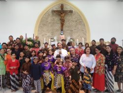 Enkulturasi Ekaristi Berbahasa Jawa Warnai Misa Mingguan di Gereja Katolik Militer Yogyakarta