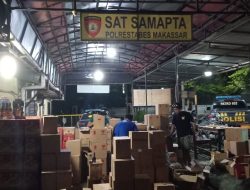 POLRESTABES MAKASSAR AMANKAN 3.200 BOTOL MIRAS TANPA IZIN, DUA PEMILIK TOKO DIPROSES HUKUM